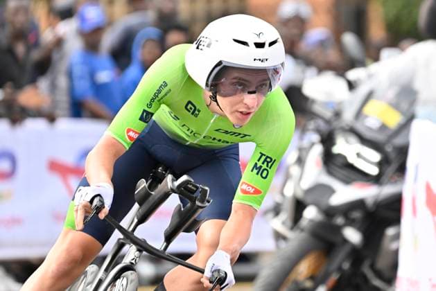 UCI 2025 Road World Championship, WM, Weltmeisterschaft Kigali 21 09 2025 KIGALI, RWANDA - SEPTEMBER 21 : Pogacar Tadej (SLO) during the Men Elite Individual Time Trial of the UCI Road World Championships 2025 92nd edition an UCI World Championships cycling race of 40.6 km with start in Kigali and finish in Kigali on September 21, 2025 in Kigali, Rwanda, 21 09 2025 Kigali Rwanda  Copyright: xJanxDexMeuleneirx