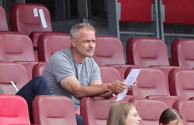 21 09 2025 Soccer season 2025 2026 1 Google Pixel Women Bundesliga 03 Matchday 1 FC Nürnberg FCN Club Clubfrauen Bayer 04 Leverkusen Sportfoto Zink DaMa xdaxma Christian Wück Coach, Germany German national team in the stands watching match