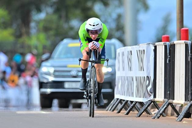 POGAÄaAR Tadej Men Elite ITT Road World Championships 2025 Rwanda POGAÄaAR Tadej Slovakia Pogacar Individual Time Trial Men Elite Road World Cycling Championships 2025 Road World Championships 2025 UCI Cycling World Championships 40.6 km Kigali, Rwanda, World Championships WE ITT WC 21 09 2025