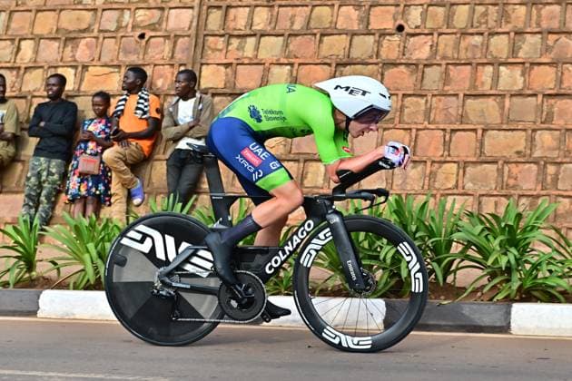 POGAÄaAR Tadej Men Elite ITT Road World Championships 2025 Rwanda POGAÄaAR Tadej Slovakia Pogacar Individual Time Trial Men Elite Road World Cycling Championships 2025 Road World Championships 2025 UCI Cycling World Championships 40.6 km Kigali, Rwanda, World Championships WE ITT WC 21 09 2025