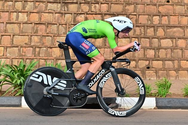 POGAÄaAR Tadej Men Elite ITT Road World Championships 2025 Rwanda POGAÄaAR Tadej Slovakia Pogacar Individual Time Trial Men Elite Road World Cycling Championships 2025 Road World Championships 2025 UCI Cycling World Championships 40.6 km Kigali, Rwanda, World Championships WE ITT WC 21 09 2025
