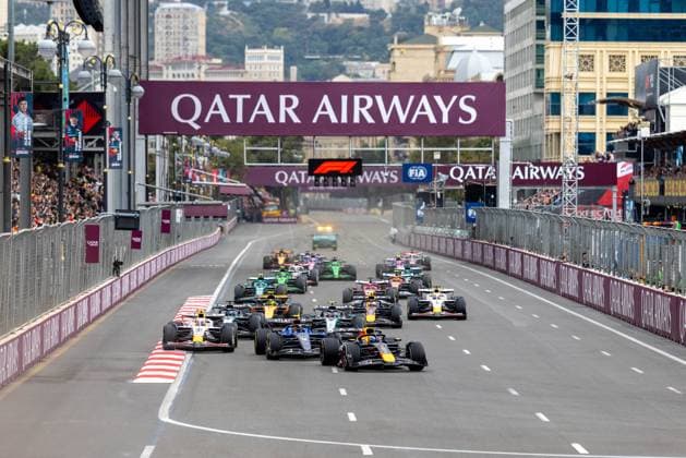 Formula 1 Qatar Airways Azerbaijan Grand Prix 2025 Romain MATHON OVERTAKE MAXPPP - Baku 21 09 2025 Start on sunday at the Formula 1 Qatar Airways Azerbaijan Grand Prix 2025, the 17th round of the 2025 FIA Formula 1 World Championship, WM, Weltmeisterschaft at the Baku City Circuit in Baku, Azerbaijan, from 18 to 21 September 2025 Baku Baku City Circuit Azerbaijan  Copyright: xOVERTAKE MAXPPPxRomainxMATHONx OVT202509216340 OVT202509216340