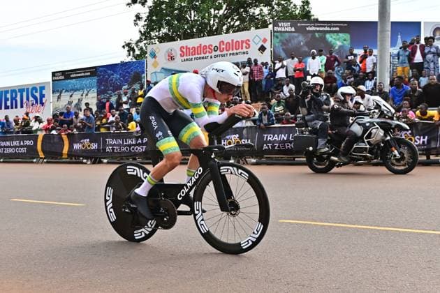 Vine Jay Men Elite ITT Road World Championships 2025 Rwanda Vine Jay Australia Individual Time Trial Men Elite Road World Championships 2025 Road World Championships 2025 UCI Cycling World Championships 40.6 km Kigali, Rwanda, World Championships WE ITT WC 21 09 2025