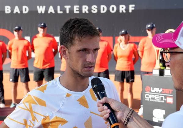 TENNIS - ATP, Tennis Herren Layjet Open BAD WALTERSDORF,AUSTRIA,21.SEP.25 - TENNIS - ATP Challenger Tour, Layjet Open. Image shows Vit Kopriva (CZE).  GEPAxpictures xMichaelxRiedler