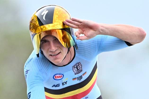 Cycling, World Championships in Kigali, Rwanda, Men, Individual time trial, Remco Evenepoel is world champion