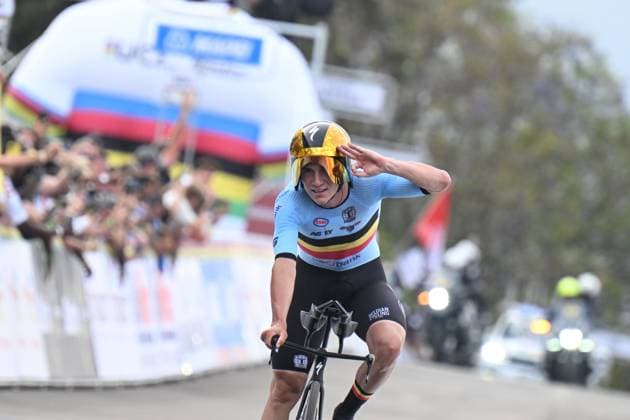 21-09-2025 World Championships Elite Cronometro; 2025, Soudal - Quick Step; Evenepoel, Remco; Kigali; 