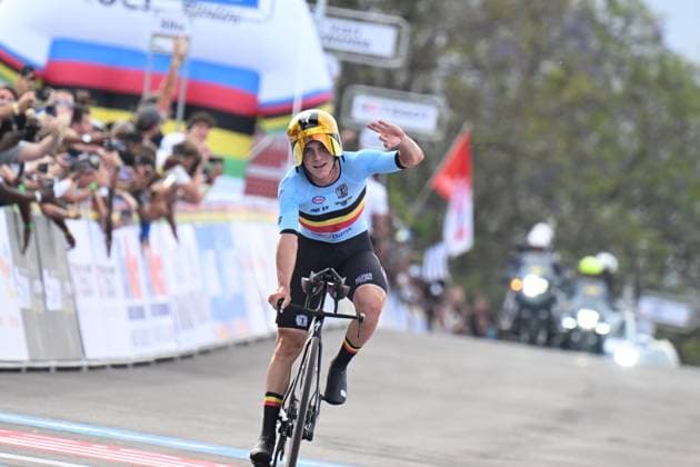 21-09-2025 World Championships Elite Cronometro; 2025, Soudal - Quick Step; Evenepoel, Remco; Kigali; 
