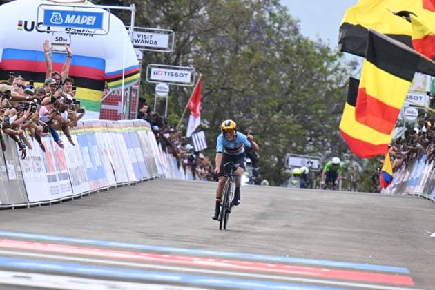 21-09-2025 World Championships Elite Cronometro; 2025, Soudal - Quick Step; Evenepoel, Remco; Kigali; 