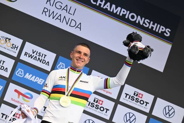 21-09-2025 World Championships Elite Cronometro; 2025, Soudal - Quick Step; Evenepoel, Remco; Kigali; 