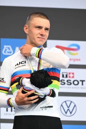 21-09-2025 World Championships Elite Cronometro; 2025, Soudal - Quick Step; Evenepoel, Remco; Kigali; 