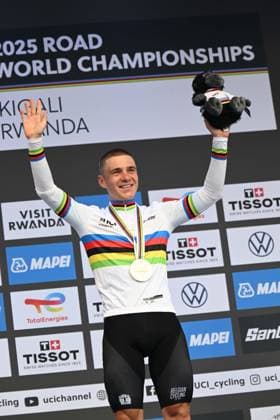 21-09-2025 World Championships Elite Cronometro; 2025, Soudal - Quick Step; Evenepoel, Remco; Kigali; 