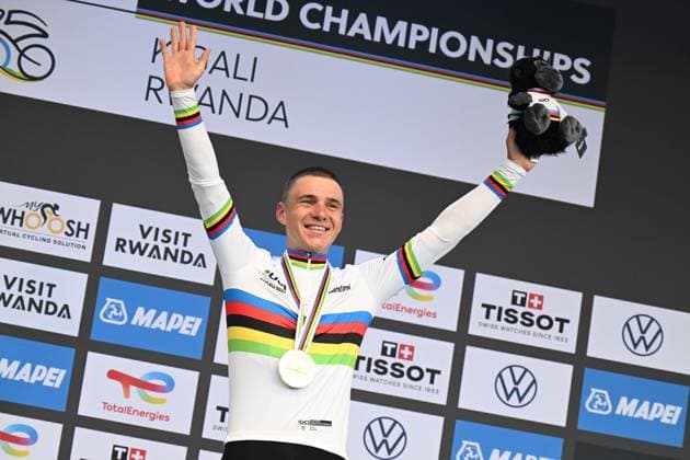 21-09-2025 World Championships Elite Cronometro; 2025, Soudal - Quick Step; Evenepoel, Remco; Kigali; 
