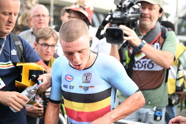 21-09-2025 World Championships Elite Cronometro; 2025, Soudal - Quick Step; Evenepoel, Remco; Kigali; 