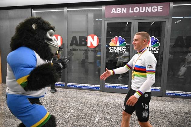 21-09-2025 World Championships Elite Cronometro; 2025, Soudal - Quick Step; Evenepoel, Remco; Kigali; 