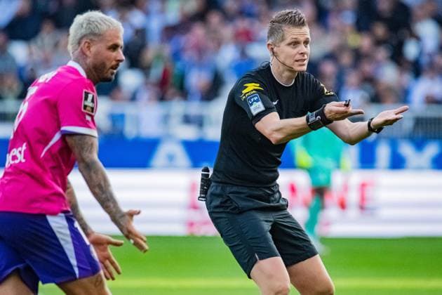 FOOTBALL : AJ Auxerre vs Toulouse FC - Ligue 1 - JournÃ e 5 - 21 09 2025 Marc Bollengier (Arbitre central) AuxerreFrance  Copyright: xBaptistexAutissierx