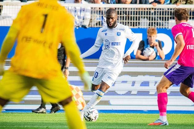 FOOTBALL : AJ Auxerre vs Toulouse FC - Ligue 1 - JournÃ e 5 - 21 09 2025 Lassine Sinayoko (AJ Auxerre) AuxerreFrance  Copyright: xBaptistexAutissierx