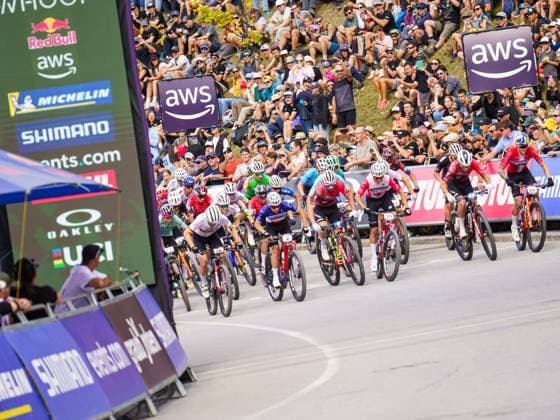 Man Lenzerheide UCI Mountain Bike World Series- XCO Race The race starts during the Man Lenzerheide UCI Mountain Bike World Series - XCO race at Lenzerheide Downhill in Lenzerheide, Switzerland, on September 21, 2025. Lenzerheide Switzerland  Copyright: xFabioxAvernax originalFilename:averna-manlenze250921_npQj5.jpg