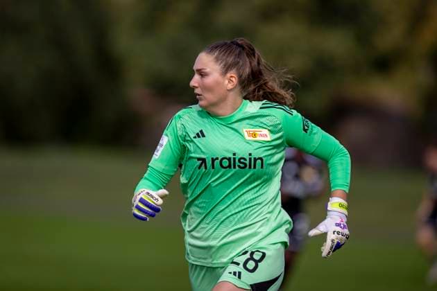 Regionalliga Nordost Frauen 1 FFV Erfurt vs 1 FC Union Berlin II 21 09 2025 Nadine Katja Böhi 28 1 FC Union Berlin II Regionalliga Nordost Frauen 1 FFV Erfurt vs 1 FC Union Berlin II Sportforum Johannesplatz Erfurt 21 09 2025 Copyright: xBEAUTIFULxSPORTS Duehringx