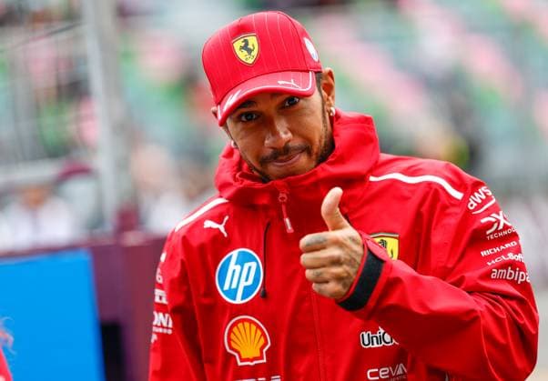 44 Lewis Hamilton GBR, Scuderia Ferrari HP , F1 Grand Prix of Azerbaijan at Baku City Circuit on September 21, 2025 in Baku, Azerbaijan Photo by HOCH ZWEI Baku Azerbaijan