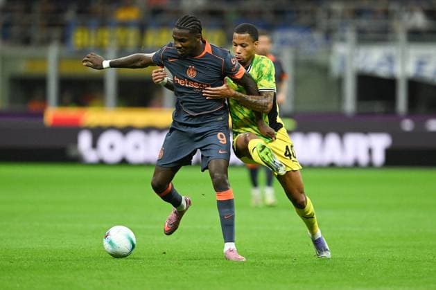 CALCIO - Serie A - Inter - FC Internazionale vs US Sassuolo Marcus Thuram of FC Inter in action during the Italian Serie A football match between Inter FC Internazionale and Sassuolo FC on 21 of September 2025 at Giuseppe Meazza San Siro Siro stadium in Milan, Italy. Photo Tiziano Ballabio Milan Italy  Copyright: xIPAxSport ABACAx