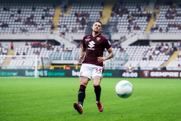Torino FC v Atalanta BC - Serie A Cristiano Biraghi of Torino FC looks dejected during the Serie A football match between Torino FC and Atalanta BC. Turin Italy Copyright: xNicolòxCampox