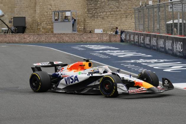 (250922) -- BAKU, Sept. 22, 2025 -- Racing Bulls French driver Isack Hadjar competes during the race of the 2025 Formula One Azerbaijan Grand Prix in Baku, Azerbaijan, Sept. 21, 2025. (Photo by Xinhua) (SP)AZERBAIJAN-BAKU-F1-AZERBAIJAN GRAND PRIX-RACE TofikxBabayev 
