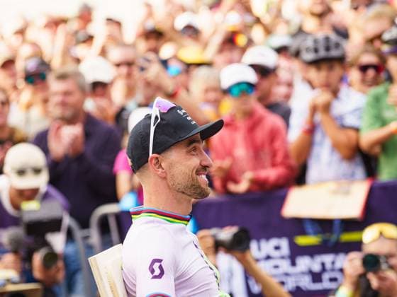 Nino Schurter Ends His Career And Says Goodbye To The XCO World Cup Nino Schurter ends his career and says goodbye to the XCO World Cup during the Man Lenzerheide UCI Mountain Bike World Series - XCO race in Lenzerheide, on September 21, 2025. Lenzerheide Switzerland  Copyright: xFabioxAvernax originalFilename:averna-manlenze250921_npZNv.jpg