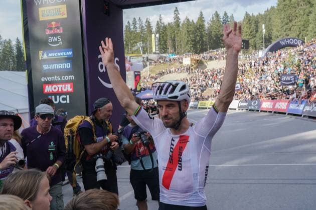 Nino Schurter Ends His Career And Says Goodbye To The XCO World Cup Nino Schurter ends his career and says goodbye to the XCO World Cup during the Man Lenzerheide UCI Mountain Bike World Series - XCO race in Lenzerheide, on September 21, 2025. Lenzerheide Switzerland  Copyright: xFabioxAvernax originalFilename:averna-manlenze250921_npuPR.jpg