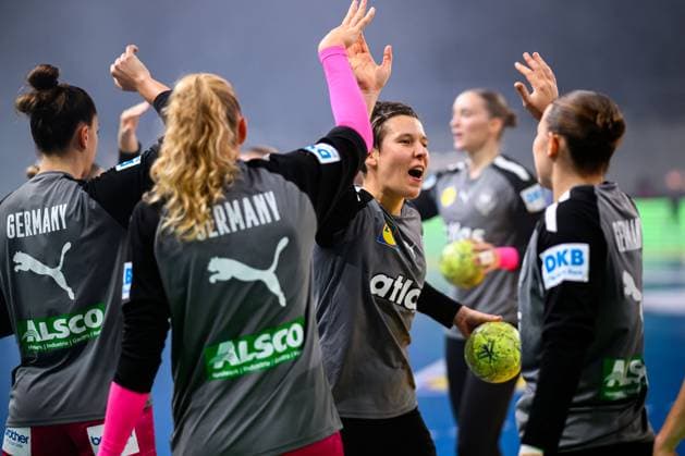 Krefeld Handball Women Laenderspiel Germany Netherlands Alina Grijseels Germany Krefeld Yayla Arena Germany