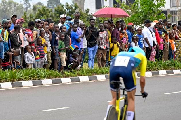 UCI 2025 Road World Championship, WM, Weltmeisterschaft Kigali 22 09 2025 KIGALI, RWANDA - SEPTEMBER 22 : Illustration picture during the Women U23 Individual Time Trial of the UCI Road World Championships 2025 92nd edition an UCI World Championships cycling race of 22.6 km with start in Kigali and finish in Kigali on September 22, 2025 in Kigali, Rwanda, 22 09 2025 Kigali Rwanda  Copyright: xJanxDexMeuleneirx
