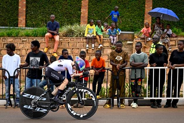 UCI 2025 Road World Championship, WM, Weltmeisterschaft Kigali 22 09 2025 KIGALI, RWANDA - SEPTEMBER 22 : Czapla Justyna (GER) during the Women U23 Individual Time Trial of the UCI Road World Championships 2025 92nd edition an UCI World Championships cycling race of 22.6 km with start in Kigali and finish in Kigali on September 22, 2025 in Kigali, Rwanda, 22 09 2025 Kigali Rwanda  Copyright: xJanxDexMeuleneirx