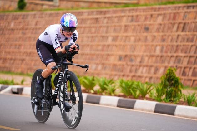 2025 UCI Road World Championships Picture by Zac Williams SWpix.com - 22 09 2025 - Cycling - 2025 UCI Road World Championships - BK Arena to Kigali Convention Centre, Kigali, Rwanda - Women Under-23 Individual Time Trial (ITT) - Justyna Czapla (Germany) Copyright: x xSWpix.comx(t axPhotographyxHubxLtd)xZacxWilliams SWpix.comx SWP-3030-5548