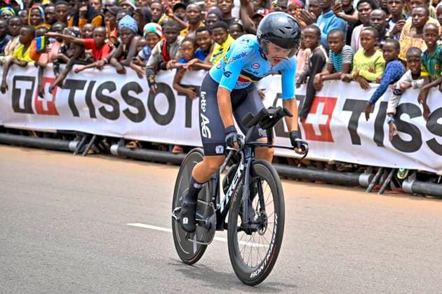 UCI 2025 Road World Championship, WM, Weltmeisterschaft Kigali 22 09 2025 KIGALI, RWANDA - SEPTEMBER 22 : Moors Fleur (BEL) during the Women U23 Individual Time Trial of the UCI Road World Championships 2025 92nd edition an UCI World Championships cycling race of 22.6 km with start in Kigali and finish in Kigali on September 22, 2025 in Kigali, Rwanda, 22 09 2025 Kigali Rwanda  Copyright: xJanxDexMeuleneirx
