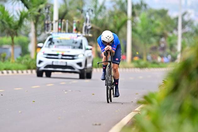 Venturelli Federica Individual Time Trial Women U23 ITT Road World Championships 2025 Rwanda Venturelli Federica Individual Time Trial Women U23 Road World Championships 2025 Road World Championships 2025 UCI Cycling World Championships 40.6 km Kigali, Rwanda, World Championships WE ITT WC 21 09 2025