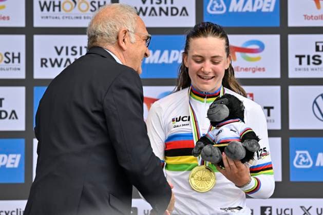 UCI 2025 Road World Championship, WM, Weltmeisterschaft Kigali 22 09 2025 KIGALI, RWANDA - SEPTEMBER 22 : Backstedt Zoe (GBR) during the Women U23 Individual Time Trial of the UCI Road World Championships 2025 92nd edition an UCI World Championships cycling race of 22.6 km with start in Kigali and finish in Kigali on September 22, 2025 in Kigali, Rwanda, 22 09 2025 Kigali Rwanda  Copyright: xJanxDexMeuleneirx