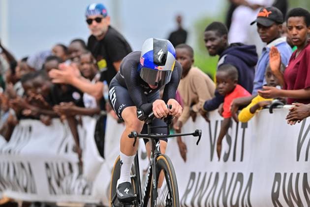 PRINGLE Nate Individual Time Trial Men U23 ITT Road World Championships 2025 Rwanda PRINGLE Nate Individual Time Trial Men U23 Road World Championships 2025 Road World Championships 2025 UCI Cycling World Championships 31.2 km Kigali, Rwanda, World Championships WE ITT WC 22 09 2025