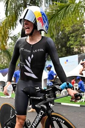 UCI 2025 Road World Championship, WM, Weltmeisterschaft Kigali 22 09 2025 KIGALI, RWANDA - SEPTEMBER 22 : Pringle Nate (NZL) during the Men U23 Individual Time Trial of the UCI Road World Championships 2025 92nd edition an UCI World Championships cycling race of 31.2 km with start in Kigali and finish in Kigali on September 22, 2025 in Kigali, Rwanda, 22 09 2025 Kigali Rwanda  Copyright: xJanxDexMeuleneirx