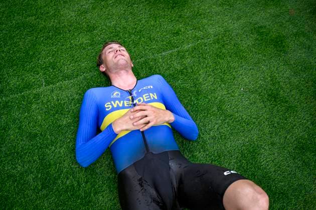 UCI 2025 Road World Championship, WM, Weltmeisterschaft Kigali 22 09 2025 KIGALI, RWANDA - SEPTEMBER 22 : Soderqvist Jakob (SWE) during the Men U23 Individual Time Trial of the UCI Road World Championships 2025 92nd edition an UCI World Championships cycling race of 31.2 km with start in Kigali and finish in Kigali on September 22, 2025 in Kigali, Rwanda, 22 09 2025 Kigali Rwanda  Copyright: xJanxDexMeuleneirx