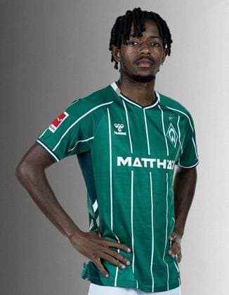 official portrait appointment SV Werder Bremen 2025 2026 Samuel Mbangula newcomer Werder Bremen 07 1 BL portrait appointment 2025 2026, xWerderxBremenx xHeidmannxxviaxnordphotoxGmbH nph00001
