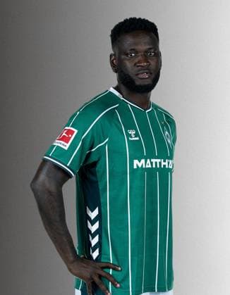 official portrait date SV Werder Bremen 2025 2026 Victor Boniface Werder Bremen 44 1 BL portrait date 2025 2026, xWerderxBremenx xHeidmannxxviaxnordphotoxGmbH nph00001