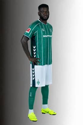 official portrait date SV Werder Bremen 2025 2026 Victor Boniface Werder Bremen 44 1 BL portrait date 2025 2026, xWerderxBremenx xHeidmannxxviaxnordphotoxGmbH nph00001