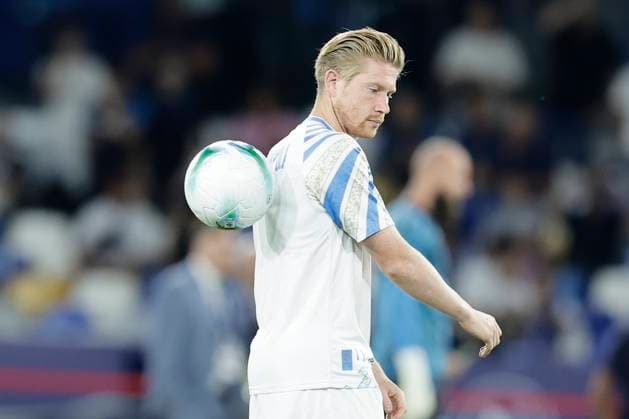 Napoli s Kevin De Bruyne during the Serie A soccer match between Napoli and Pisa at the Diego Armando Maradona Stadium in Naples, southern italy - Monday , September 22 , 2025. - Soccer .  Copyright: xAlessandroxGarofalo LaPressex