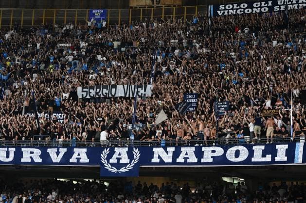 Ni Napoli 22 09 2025 - campionato di calcio serie A Napoli-Pisa foto Nicola Ianuale Image nella foto: tifosi Napoli 