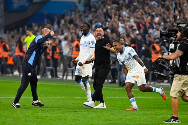 FOOTBALL : Olympique de Marseille VS Paris Saint Germain - Ligue 1 McDonald s - 22 09 2025 Joy OM - Ligue 1 Mcdonald s match between Olympique de Marseille and Paris Saint Germain on September 22, 2025 at the Orange Velodrome Stadium in Marseille. MarseilleFrance  Copyright: xWilliamxCannarellax