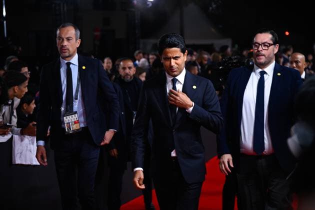 FOOTBALL : Ballon d Or 2025 - Paris - 22 09 2025 Nasser Al Khelaifi attends the Ballon d Or Ceremony at Theatre du Chatelet on September 22, 2025 in Paris, France ( Photo by Federico Pestellini PSNewz ) ParisFrance  Copyright: xFedericoxPestellinix