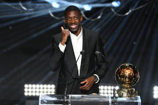 Football, Ballon dOr Gala in Paris, Ousmane Dembele is Player of the Year