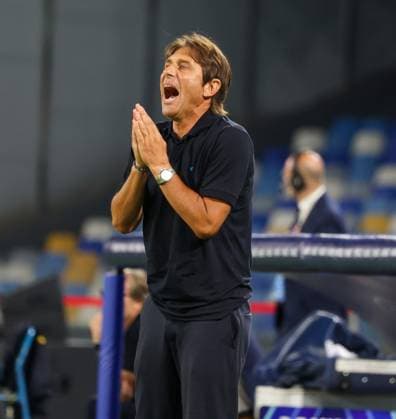 Serie A football match - 2025 26 Napoli vs. Pisa During the 2025 26 Italian Serie A football match between SSC Napoli and Pisa on September 22, 2025, at the Diego Armando Maradona Stadium in Naples. Pictured: Antonio Conte Head Coach of SSC Napoli NAPOLI stadio Diego Armando Maradona CAMPANIA ITALIA Copyright: xFABIOxSASSOxFabioxSassox Napoli Pisa2025_09_22Fabio Sasso4175