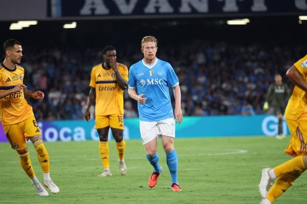 September 22, 2025, Napoli, Campania, ITALIA: During the 2025 26 Italian Serie A football match between SSC Napoli and Pisa on September 22, 2025, at the Diego Armando Maradona Stadium in Naples...Pictured: Kevi De Bruyne of SSC Napoli Napoli ITALIA - ZUMAs236 20250922_aap_s236_028 Copyright: xFabioxSassox