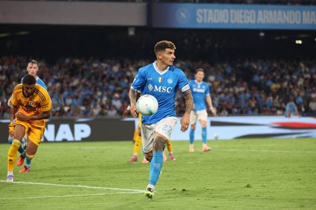 September 22, 2025, Napoli, Campania, ITALIA: During the 2025 26 Italian Serie A football match between SSC Napoli and Pisa on September 22, 2025, at the Diego Armando Maradona Stadium in Naples...Pictured: Giovanni Di Lorenzo (capitano) of SSC Napoli Napoli ITALIA - ZUMAs236 20250922_aap_s236_090 Copyright: xFabioxSassox