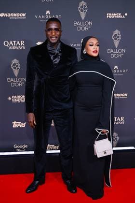 FOOTBALL : Ballon d Or 2025 - Paris - 22 09 2025 Serhou Guirassy and guest attend the Ballon d Or Ceremony at Theatre du Chatelet on September 22, 2025 in Paris, France ( Photo by Federico Pestellini PSNewz ) ParisFrance  Copyright: xFedericoxPestellinix